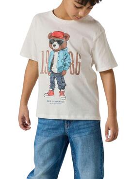 T-Shirt Name It Dobs weiß für Jungen.