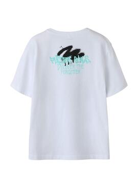 T-Shirt Name It Flynn in Weiß für Jungen.