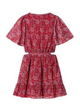 Pepe Jeans Kleid Iliana rot für Mädchen.