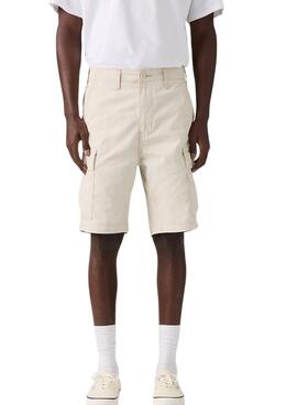 Bermudas Levis Carrier Cargo beige für Herren