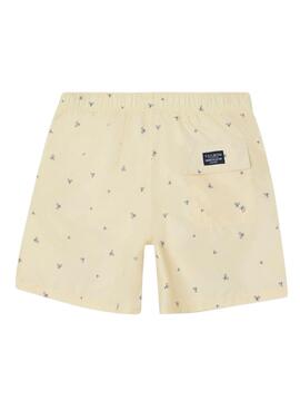 Badehose Silbon gelbe Schlägers für Herren