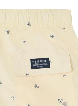 Badehose Silbon gelbe Schlägers für Herren