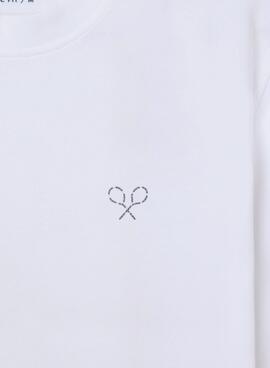 T-Shirt Silbon Lettering weiß für Herren