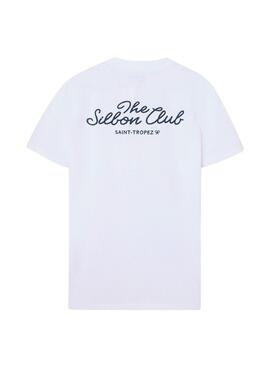 T-Shirt Silbon The Club Saint Tropez weiß für Herren
