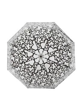 Regenschirm Tous Kaos transparent groß schwarze Bären