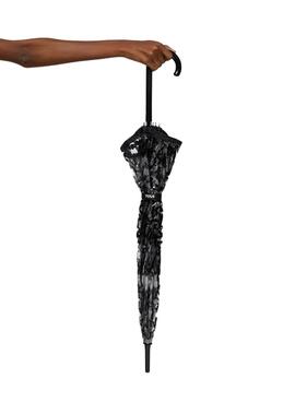 Regenschirm Tous Kaos transparent groß schwarze Bären