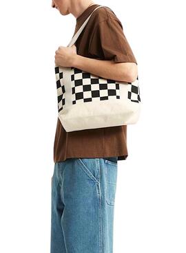 Tasche Vans Pergs in Weiß und Schwarz für Herren und Damen.