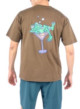 Vans Bar Hopper T-Shirt braun für Männer.