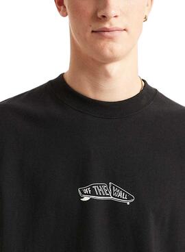 T-shirt Vans Buckled schwarz für Herren