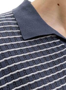 Polo Jack und Jones Nantucket gestreift blau für Herren