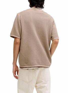 Polo Jack und Jones Nantucket beige für Herren