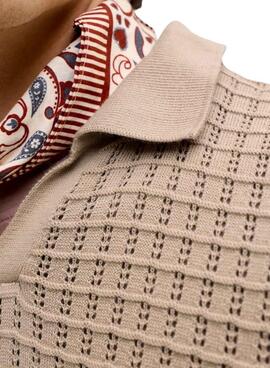 Polo Jack und Jones Nantucket beige für Herren