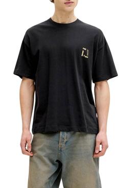 T-Shirt Jack and Jones Montauk Schwarz für Herren