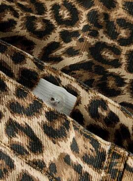 Shorts Name It Rosees Leopard für Mädchen.