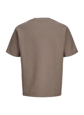T-Shirt Jack and Jones Austin in Taupe für Herren