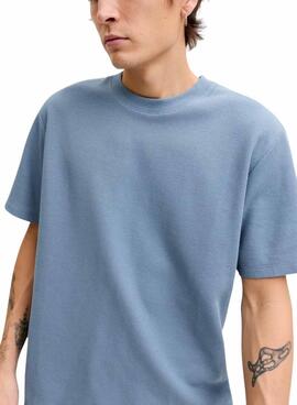 T-Shirt Jack and Jones Austin blau für Herren.