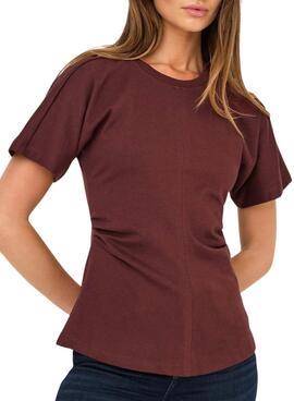 T-shirt Only Marie burgundy für Damen