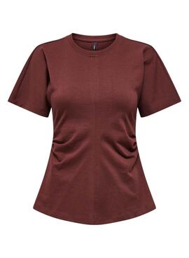 T-shirt Only Marie burgundy für Damen