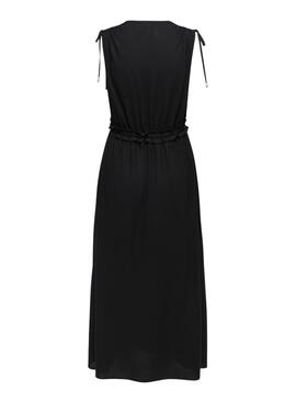 Schwarzes Only Goa Kleid für Damen.
