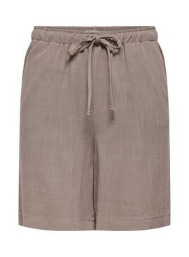 Bermuda-Shorts Only Siesta beige für Damen