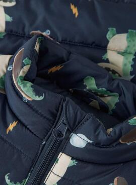 Gepolsterte Weste Name It Mylane Dinosaurier für Jungen