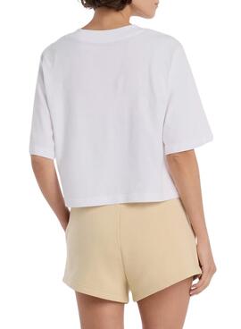 T-Shirt New Balance oversize weiß für Damen