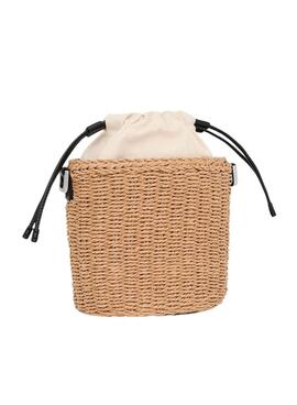 Handtasche Tous Scoubidou in Natur- und Schwarzfarben für Damen.