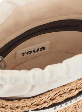 Handtasche Tous Scoubidou in Natur- und Schwarzfarben für Damen.