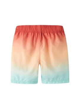 Badehose Name It Zoccas Tie Dye Koralle für Jungen