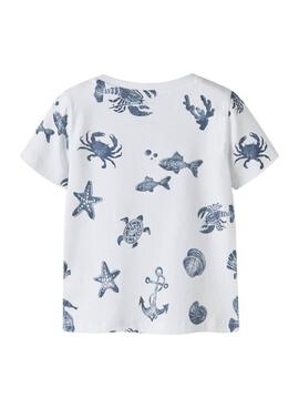 T-shirt Name It Mädchen bedruckt in Weiß für Mädchen