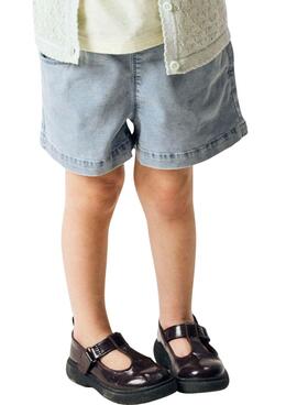 Kurze Jeansshorts Name It Bella Baggy in heller Waschung für Mädchen