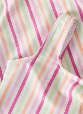 Badeanzug Name It Zilua bunte Streifen für Mädchen