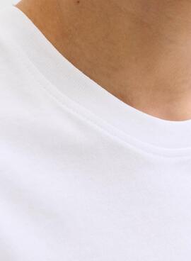 T-shirt Jack and Jones Perry weiß für Jungen