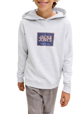 Sweatshirt Jack and Jones Rain grau für Jungen