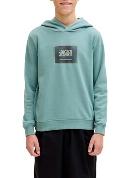Sweatshirt Jack and Jones Rain grün für Jungen