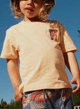 T-Shirt Name It Flapz koralle für Jungen