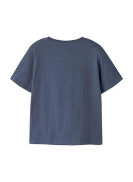 T-shirt Name It Feath blau für Jungen