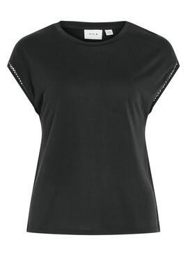 Damen-T-Shirt Vila Modal schwarz