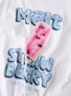 Top Name It Fadeaz weiß für Mädchen