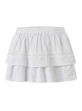 Rock Name It Fatidiasing in Weiß für Mädchen.