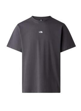 T-Shirt The North Face minimalistisches Anthrazit für Herren.