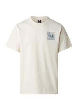 T-Shirt The North Face Mountain beige für Herren