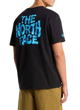 T-Shirt The North Face Drip Logo schwarz für Herren