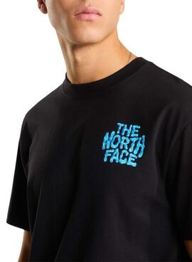 T-Shirt The North Face Drip Logo schwarz für Herren