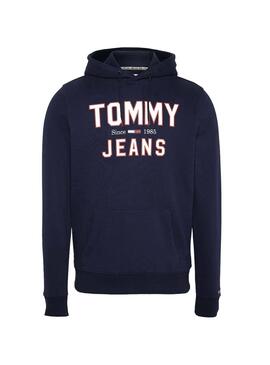 Sweatshirt Tommy Jeans Essential 1985 Blau Herren