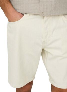 Bermudas Only und Sons Sedge beige für Herren