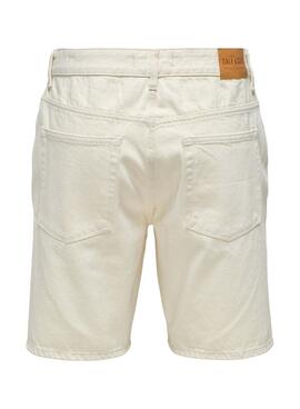 Bermudas Only und Sons Sedge beige für Herren