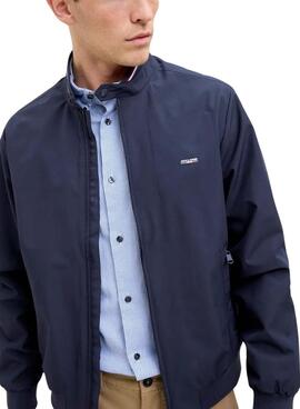 Bomberjacke von Jack and Jones in Blau für Herren.