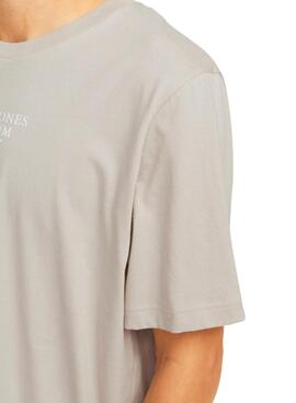 T-Shirt Jack and Jones Bluarchie grau für Herren