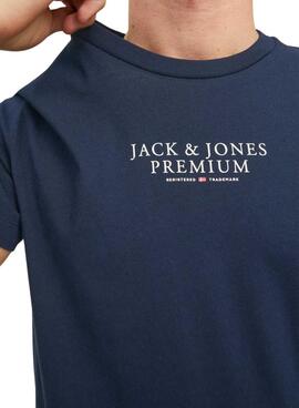 T-shirt Jack and Jones Bluarchie navy blue for men